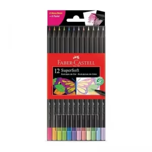 ECOLÁPICES DE COLOR X15 TONOS FRIOS SUPERSOFT FABER CASTELL