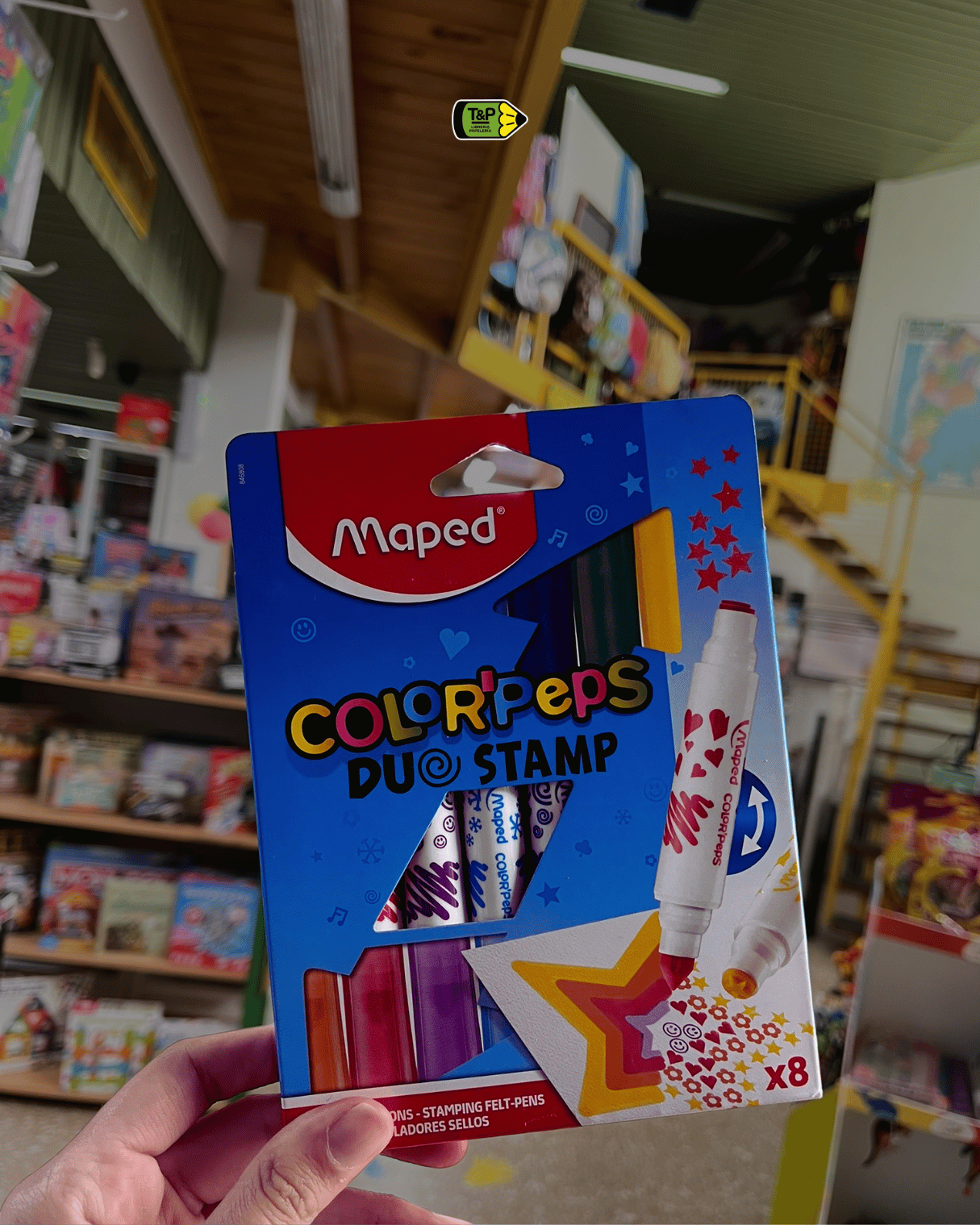 Marcadores Maped Color'Peps Duo Stamp (x8)
